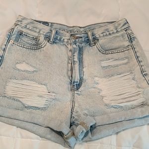 High rise mom short